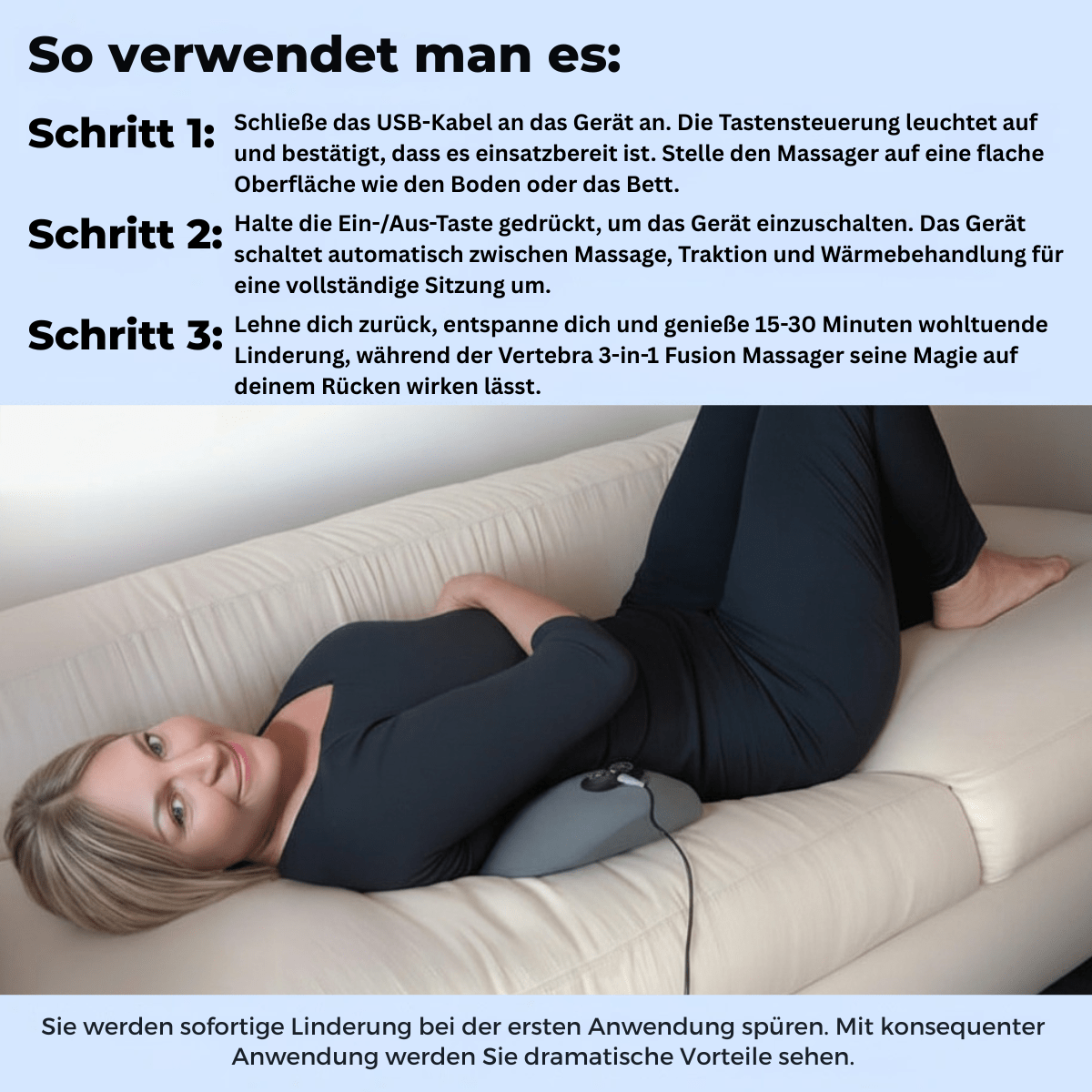 Vertebra 3 - in - 1 Fusion Massager - Amariel